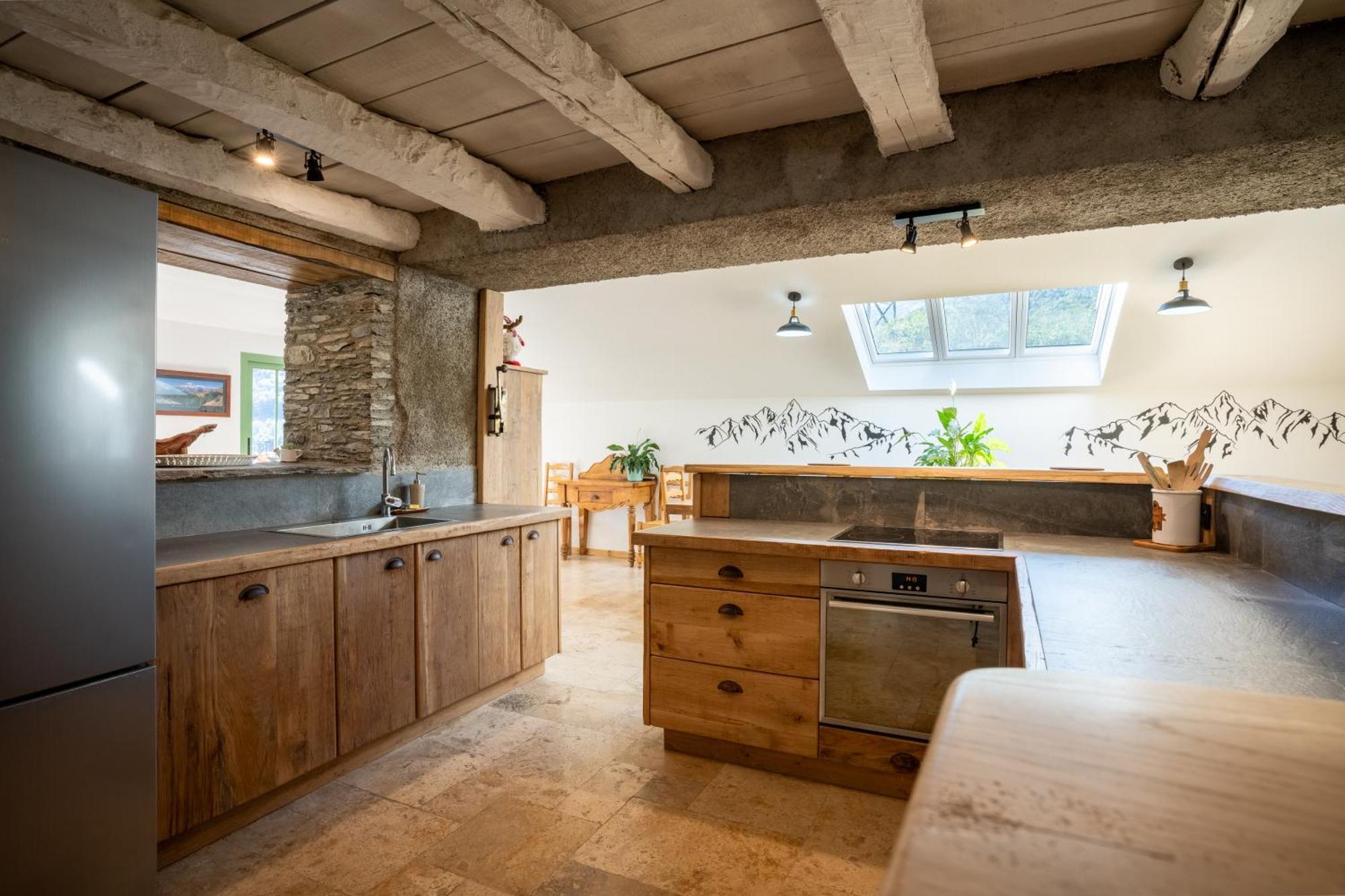Grange Renovee En Gite/Maison/Chalet Arreau Buitenkant foto