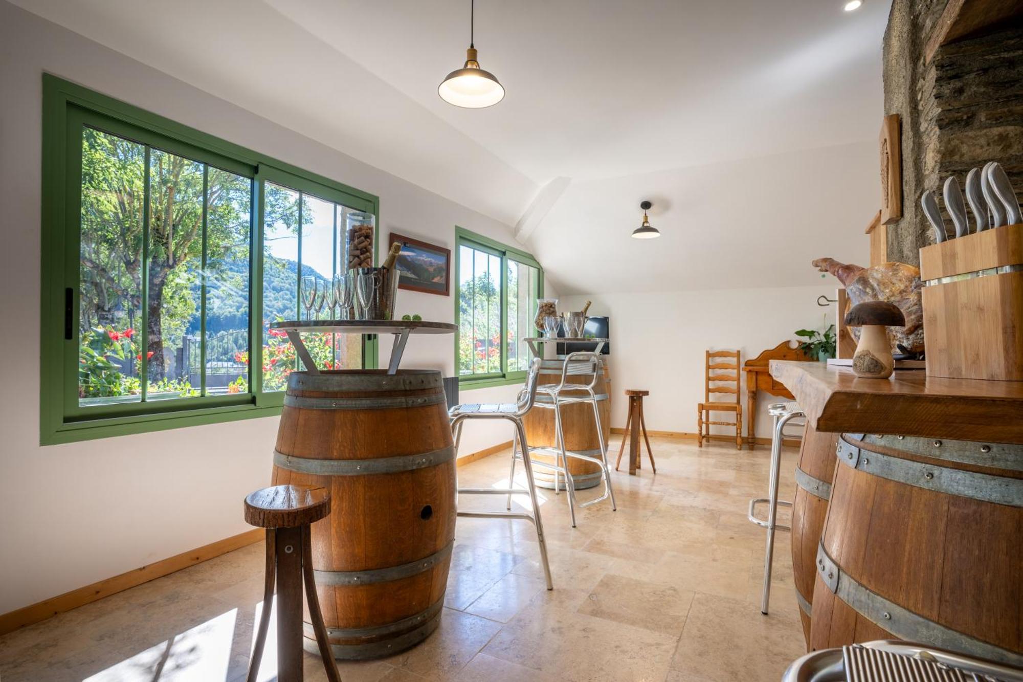 Grange Renovee En Gite/Maison/Chalet Arreau Buitenkant foto